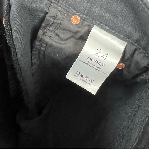 New MOTHER The Pixie Dazler Ankle Fray in Not Guilty, Size 24 - Picture 12 of 12